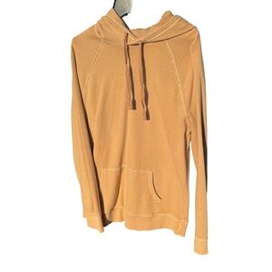 Goodfellow & Co Men's Hooded Pullover in Mustard Yellow